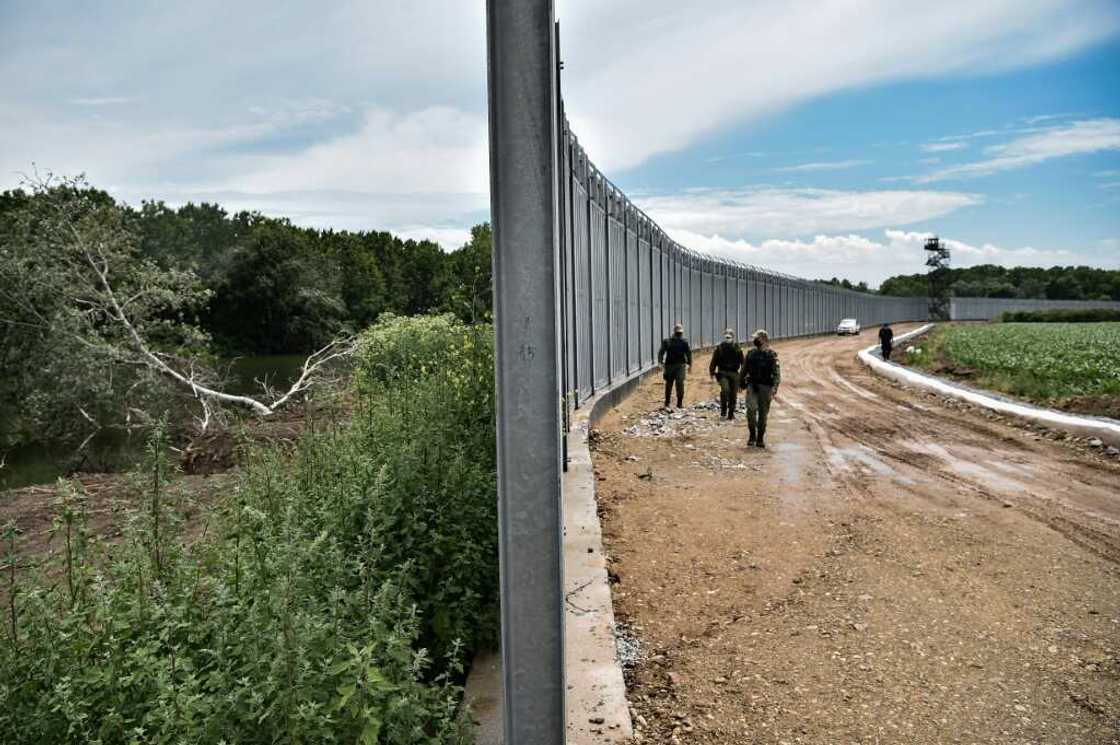 Part of that strategy involves extending an existing 40-kilometre (25-mile) wall on the Turkish border in the Evros region by 80 kilometres