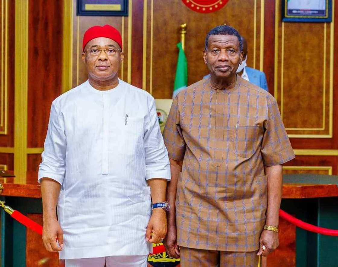 Adeboye Visits Hope Uzodimma Adeboye Visits Hope Uzodimma