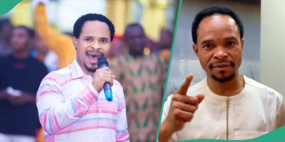 Prophet Odumeje shares why he speaks bad English. Prophet Odumeje shares why he speaks bad English.
