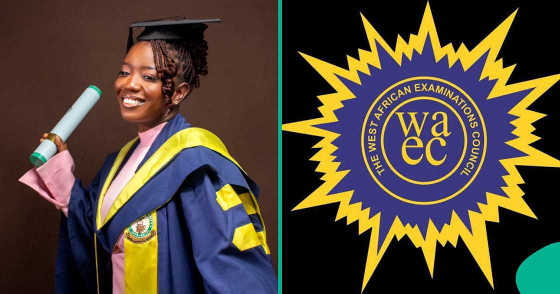 Graduate posts WAEC 2026 result of her brother. Graduate posts WAEC 2026 result of her brother.