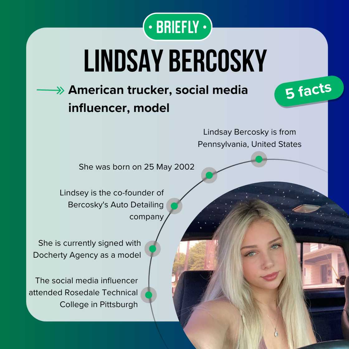 Fast five facts about Lindsay Bercosky.
