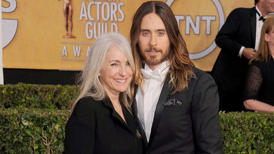 Jared Leto with his mother, Connie Leto, in Los Angeles, California. Jared Leto with his mother, Connie Leto, in Los Angeles, California.