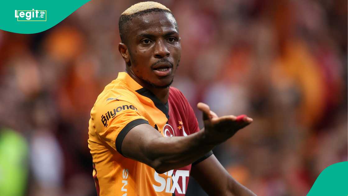 Victor Osimhen, Galatasaray, Kayserispor, Rams Park, Istanbul, Turkiye, Super Lig. Victor Osimhen, Galatasaray, Kayserispor, Rams Park, Istanbul, Turkiye, Super Lig.