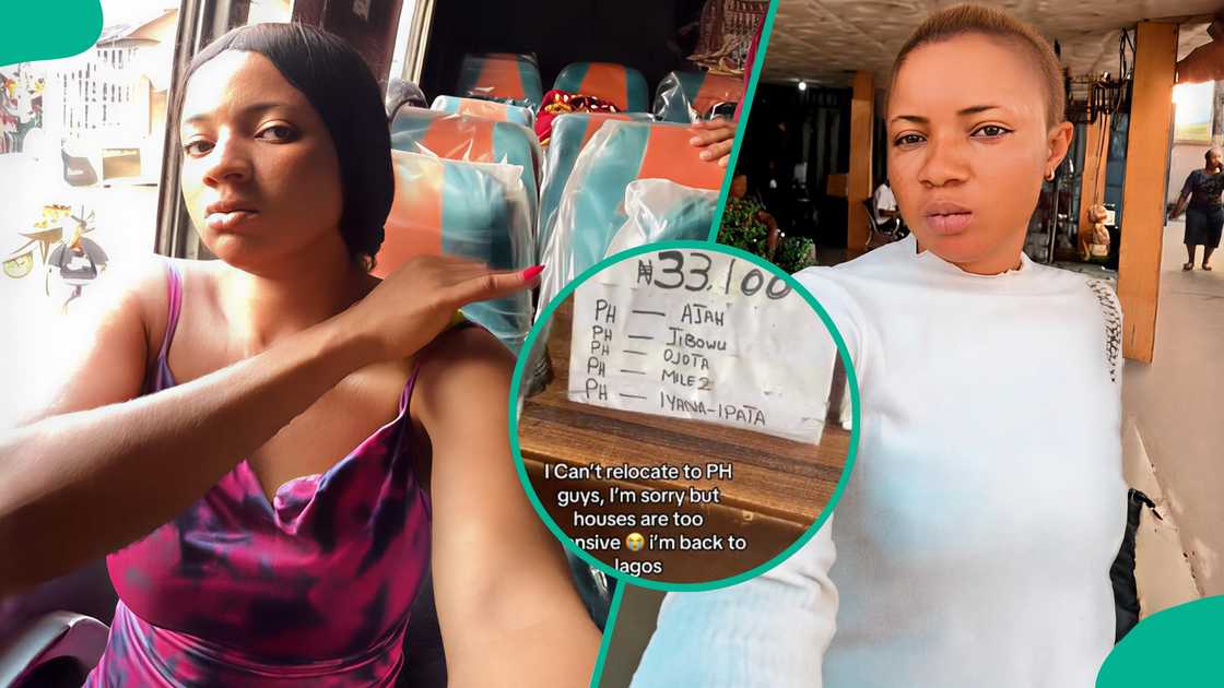 Lady cries out about cost of renting houses after visiting Port Harcourt, vows not to relocate there