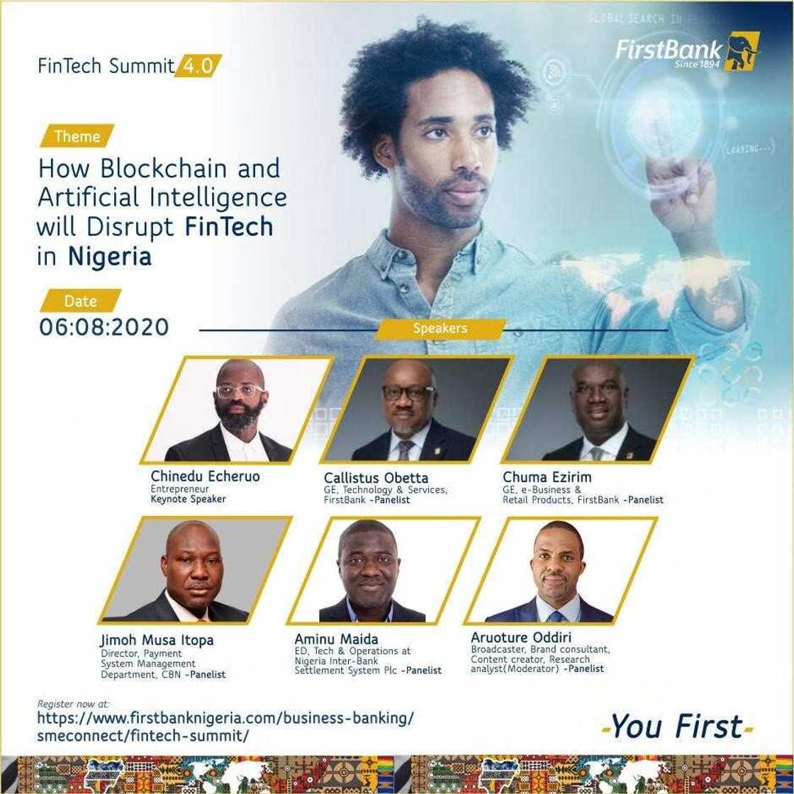 FirstBank hosts FinTech Summit 4.0, promotes reinvention of banking tech in Nigeria FirstBank hosts FinTech Summit 4.0, promotes reinvention of banking tech in Nigeria