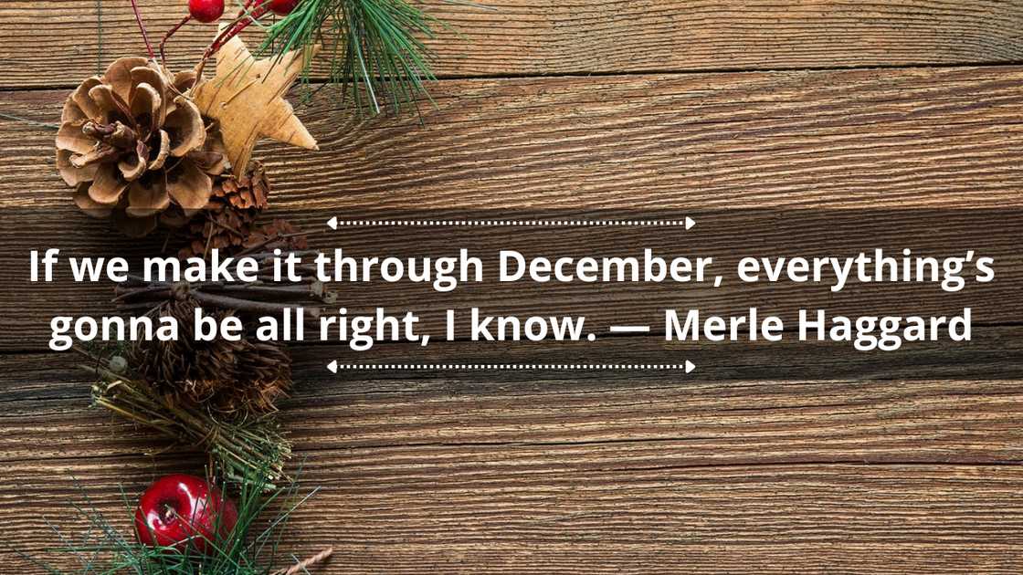 Blessed December quotes