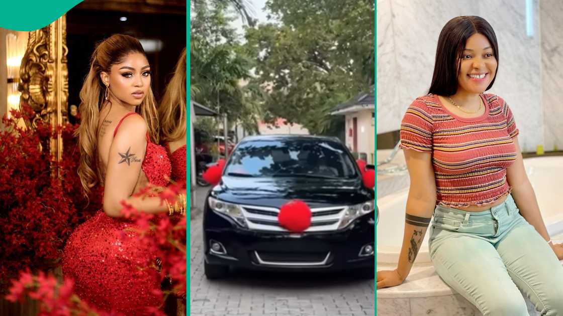 Regina Daniels buys car for bestie.