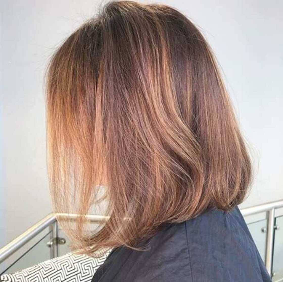 Strawberry blonde hair color