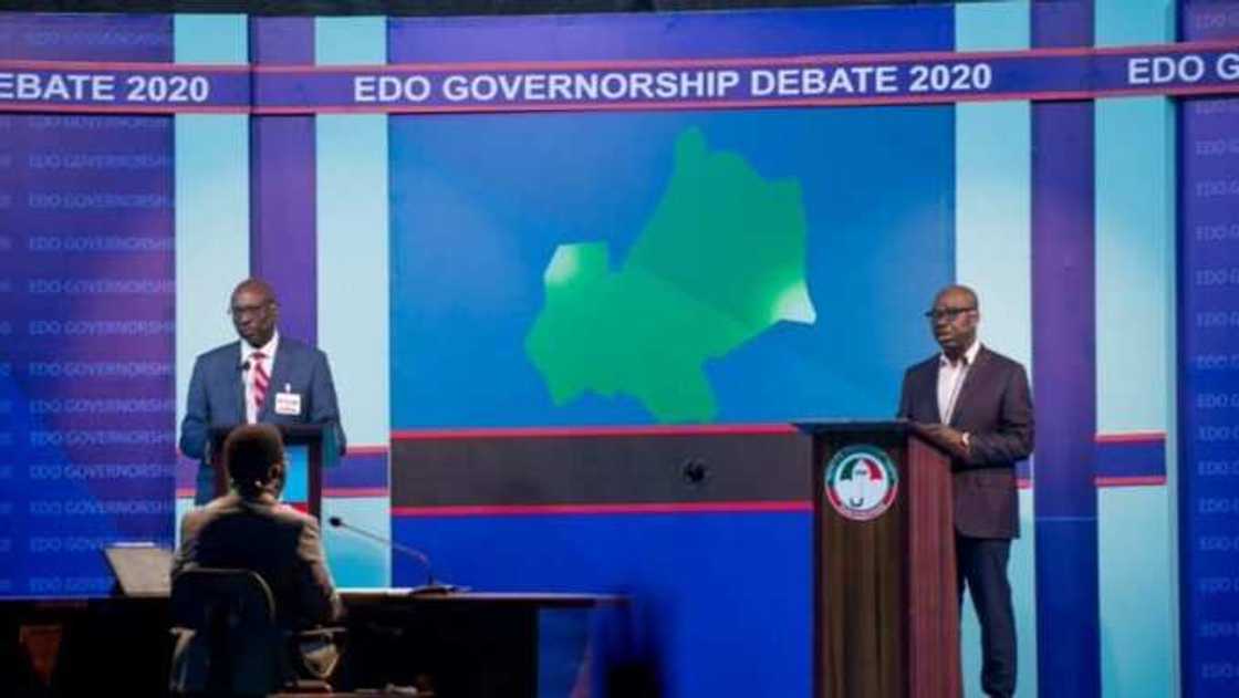 Edo governorship debate: Polls show Governor Obaseki defeat Ize-Iyamu