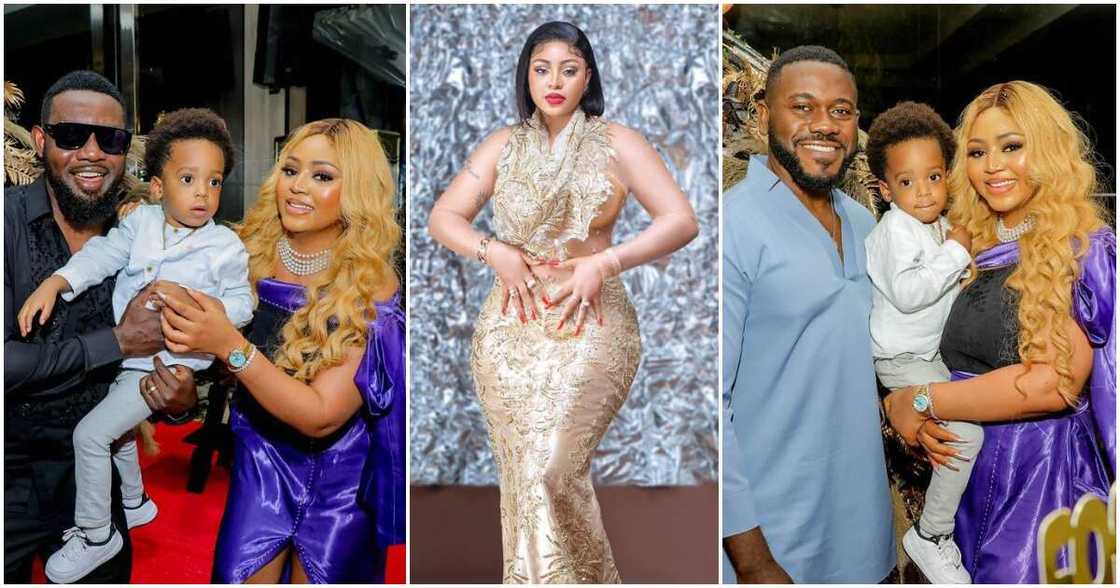 Regina Daniels, AY Comedian, Deyemi Okanlawon, dinner party Regina Daniels, AY Comedian, Deyemi Okanlawon, dinner party