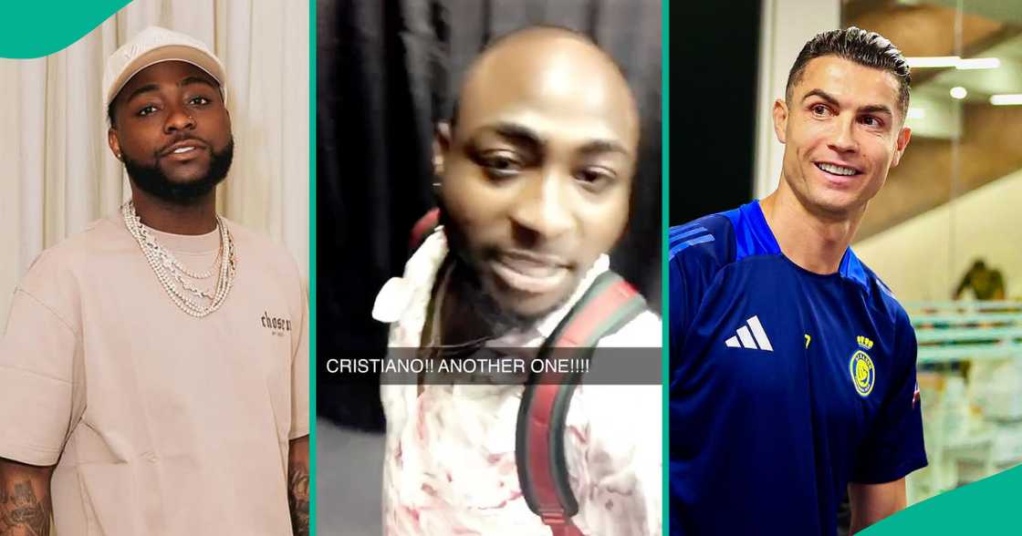 Davido's funny comments about Cristiano Ronaldo in old video resurfaces. Davido's funny comments about Cristiano Ronaldo in old video resurfaces.