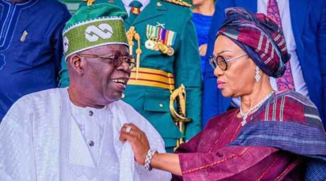 Tinubu's wife abandoned her cooking to watch WAFCON final between Super Falcons and Morocco Tinubu's wife abandoned her cooking to watch WAFCON final between Super Falcons and Morocco