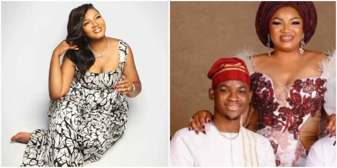 Omotola Jalade, Omotola Jalade and son Micky Omotola Jalade, Omotola Jalade and son Micky