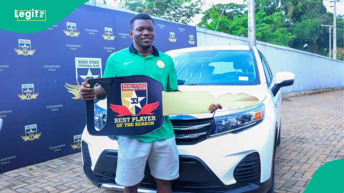 Olamilekan Adedayo, Remo Stars, Ikenne, Ogun State, Nigeria Premier Football League. Olamilekan Adedayo, Remo Stars, Ikenne, Ogun State, Nigeria Premier Football League.