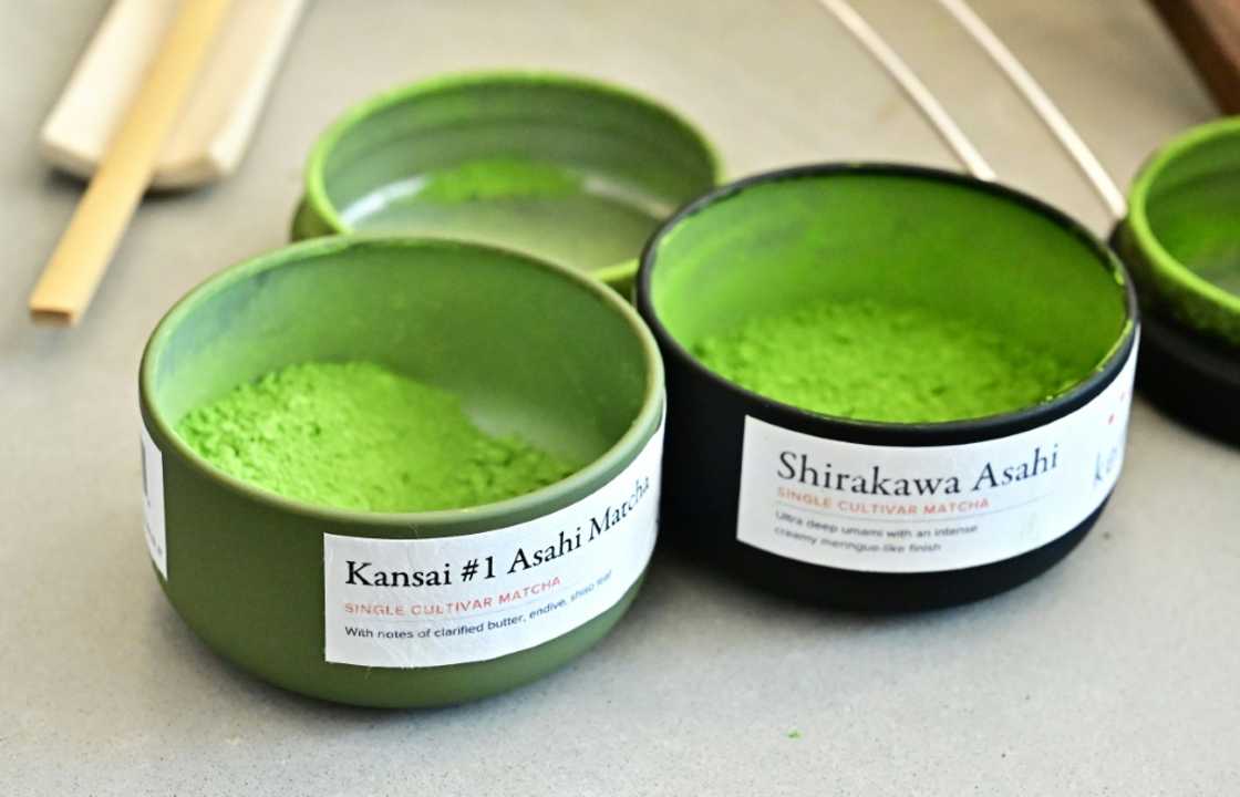 Twenty grams of matcha powder to take home can set you back anywhere from $25 to $150 at one Los Angeles tea shop Twenty grams of matcha powder to take home can set you back anywhere from $25 to $150 at one Los Angeles tea shop