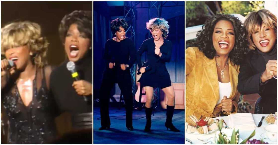 Tina Turner, Oprah Winfrey Tina Turner, Oprah Winfrey