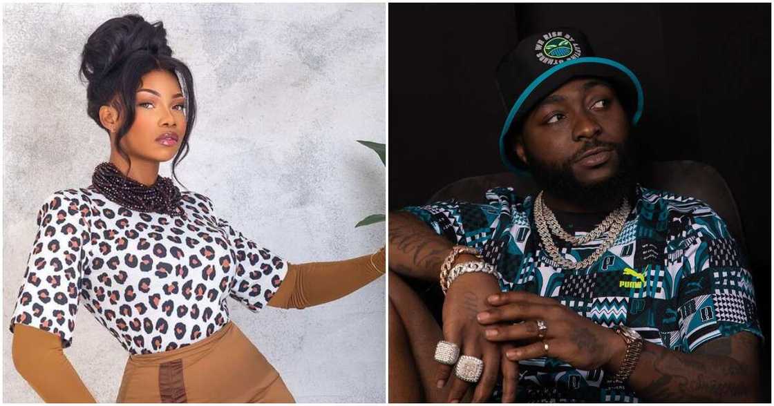 Tacha, Davido Tacha, Davido