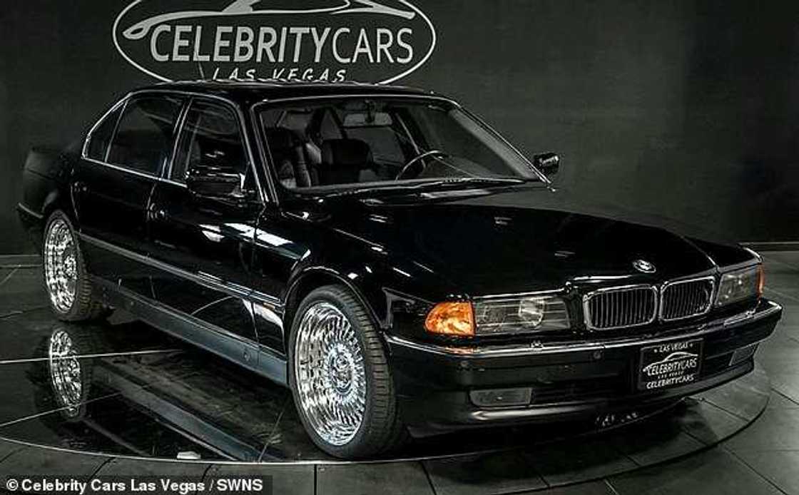 BMW Sedan carrying Tupac when he was shot dead in 1996 is put up for auction for $1.75million in Las Vegas BMW Sedan carrying Tupac when he was shot dead in 1996 is put up for auction for $1.75million in Las Vegas