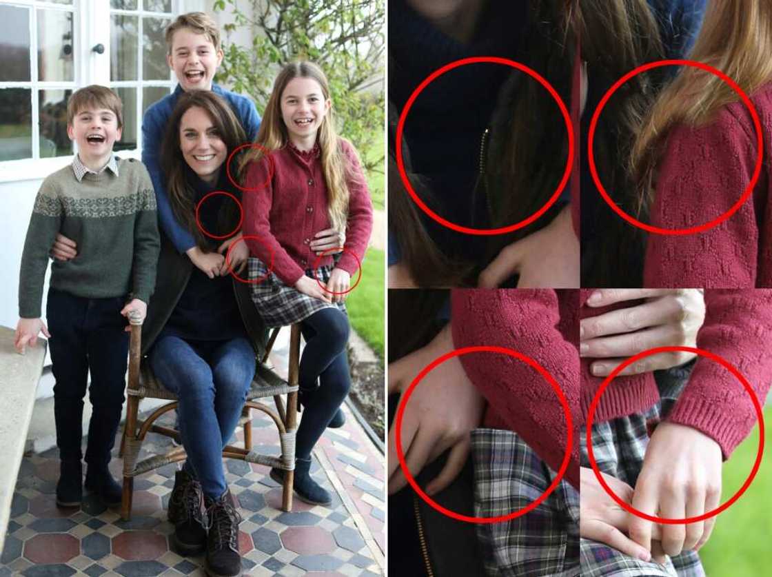 News agencies pulled the photograph of Princess Catherine and her children because it had been doctored News agencies pulled the photograph of Princess Catherine and her children because it had been doctored