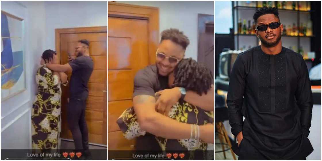 Cross and mum Cross and mum