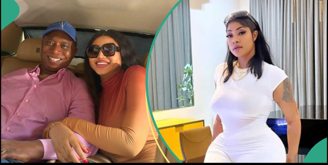 Regina Daniels brags about Ned Nwoko, Angela Okorie