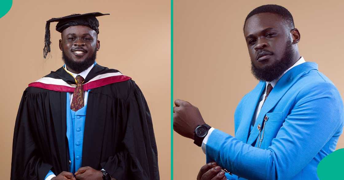 A Nigerian man shares how he graduated with a first class in music