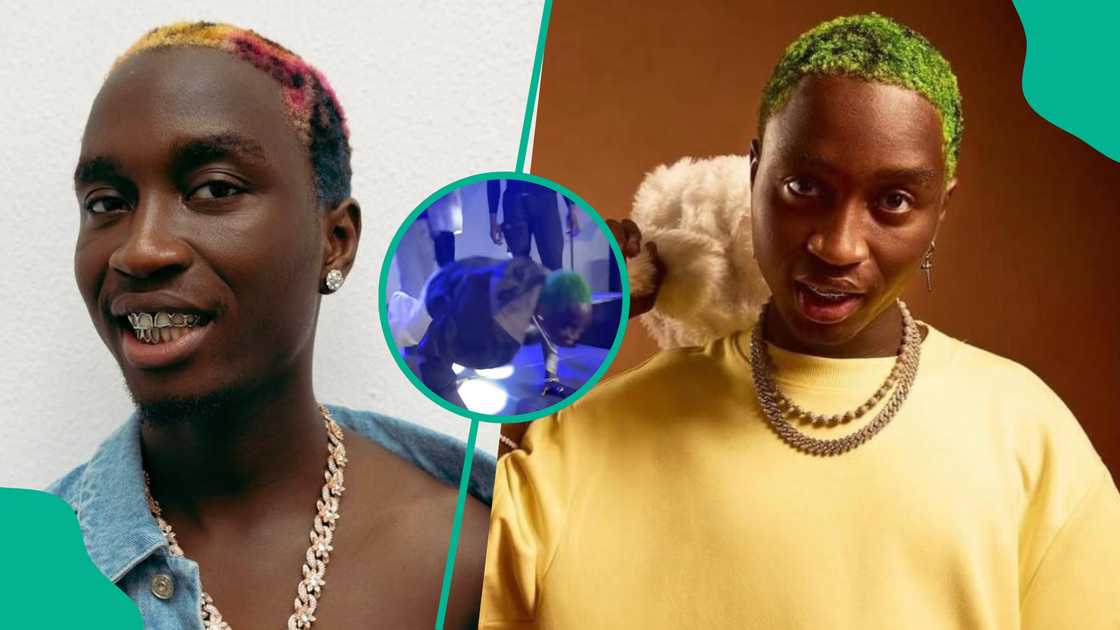 TML Vibez drama during performance at OAU TML Vibez drama during performance at OAU