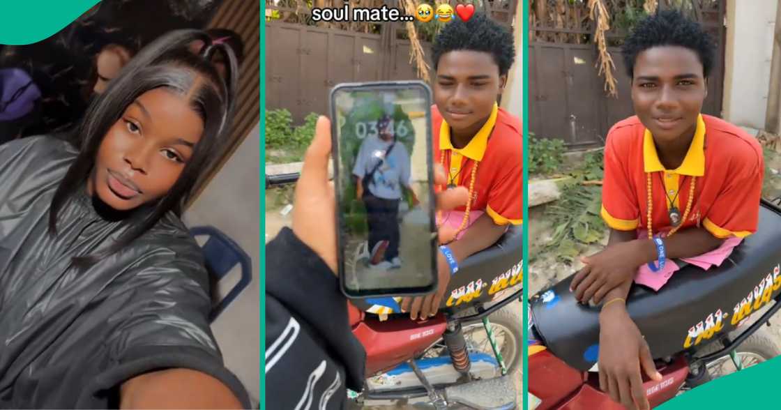 Lady trends after seeing her pictures and videos on her bike man's phone Lady trends after seeing her pictures and videos on her bike man's phone