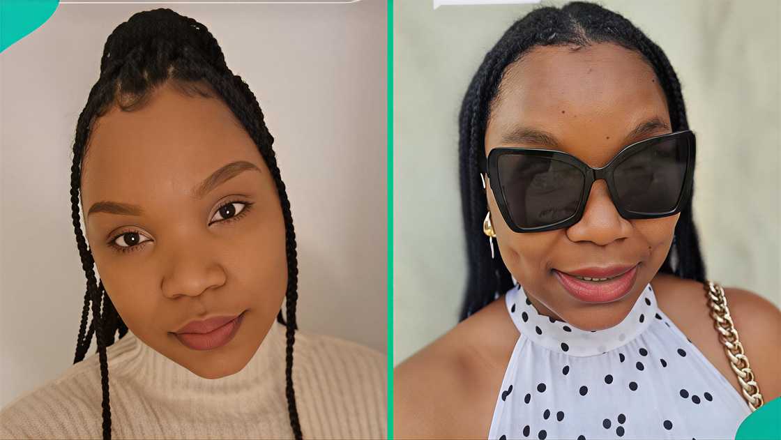 A Nigerian lady shares how she's enjoying herself since she flew back home from the UK