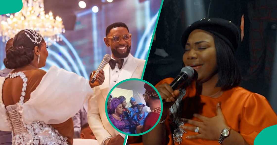 Mercy Chinwo, Obasanjo, others attend Fatoyinbo's wedding anniversary. Mercy Chinwo, Obasanjo, others attend Fatoyinbo's wedding anniversary.