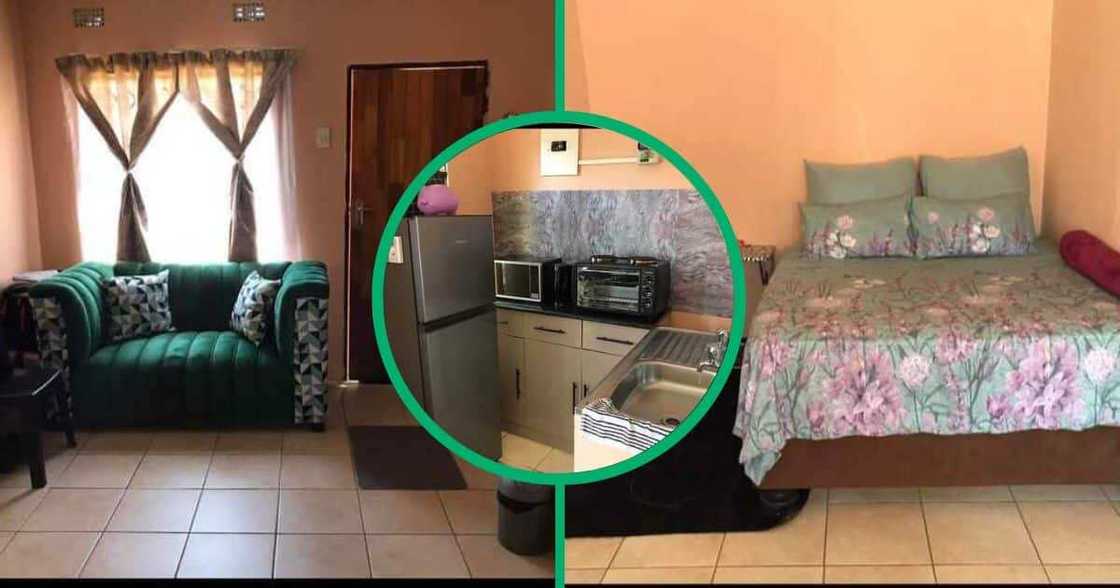 The young woman's rental room. The young woman's rental room.