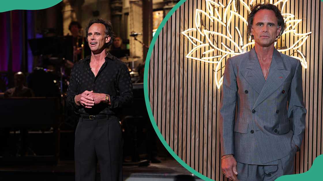 Host Walton Goggins during the monologue (L).
Walton Goggins during the HBO's 'The White Lotus' FYC Screening & Panel (R). Host Walton Goggins during the monologue (L).
Walton Goggins during the HBO's 'The White Lotus' FYC Screening & Panel (R).