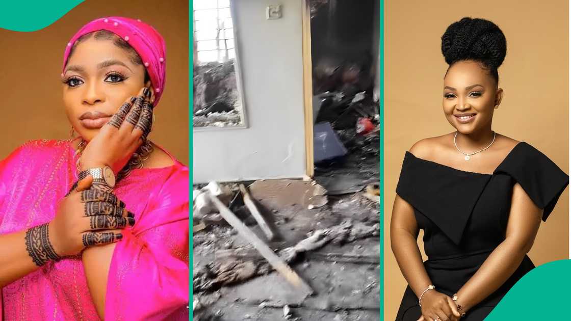 Kemi Afolabi asks netizens to stop trolling Mercy Aigbe after her home got burnt Kemi Afolabi asks netizens to stop trolling Mercy Aigbe after her home got burnt