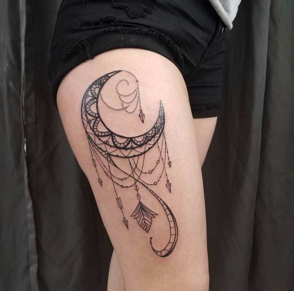 Thigh tattoo idea Thigh tattoo idea