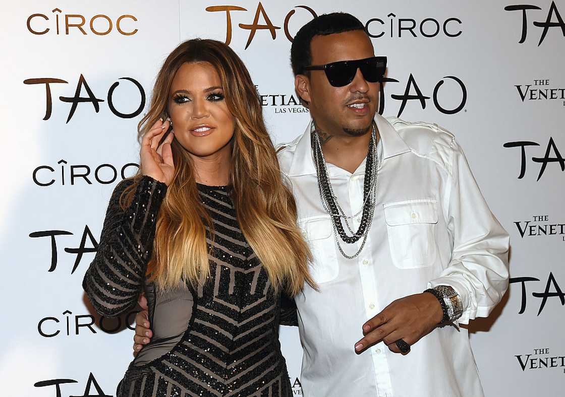 Khloe Kardashian and French Montana in Las Vegas, Nevada. Khloe Kardashian and French Montana in Las Vegas, Nevada.