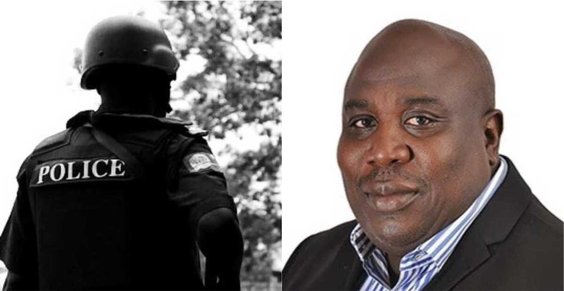 Ogun deputy speaker Oludare Kadiri arrested by the police Ogun deputy speaker Oludare Kadiri arrested by the police