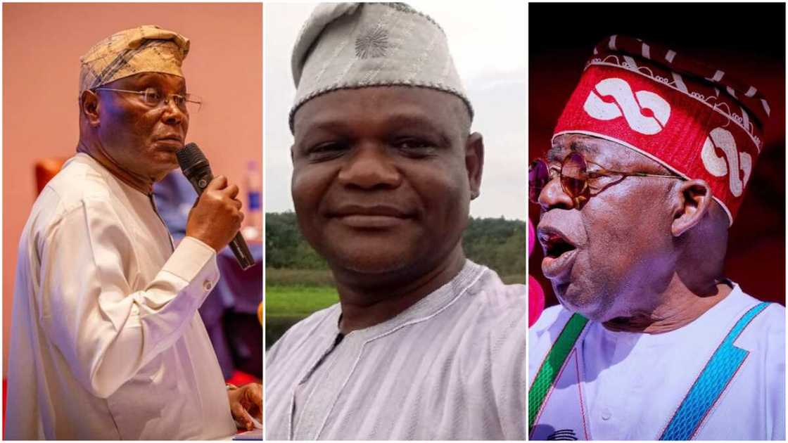 Bola Tinubu/Atiku Abubakar/Adeoti Gbemisola/2023 Election/Peter Obi