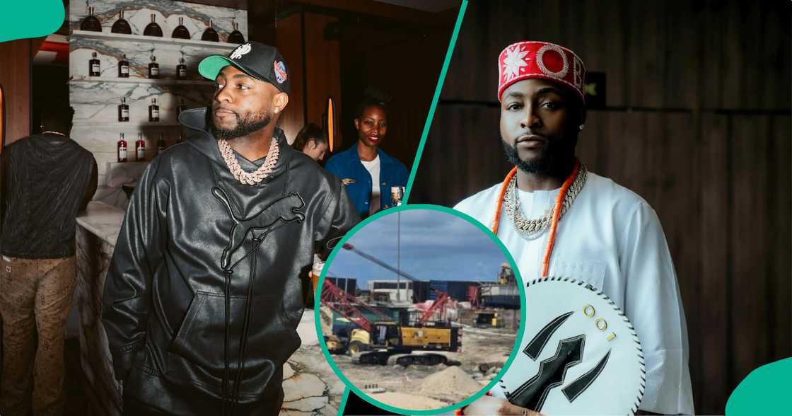 Fans react as Davido's new mansion in Eko Atlantic surfaces online. Fans react as Davido's new mansion in Eko Atlantic surfaces online.