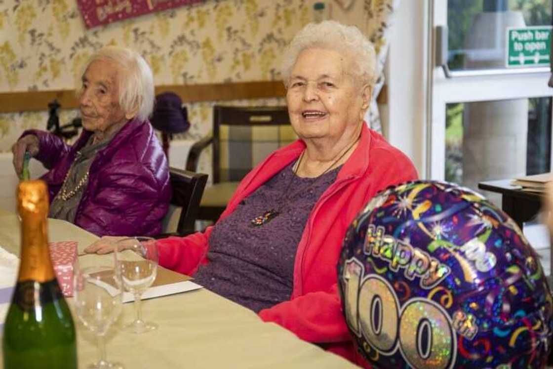 The caregiver home she is in organised the birthday party for her. Photo source: Metro UK The caregiver home she is in organised the birthday party for her. Photo source: Metro UK