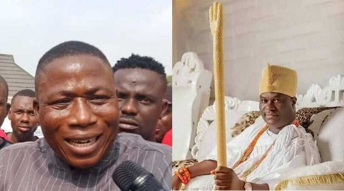 You're forgiven, Ooni tells Sunday Igboho You're forgiven, Ooni tells Sunday Igboho