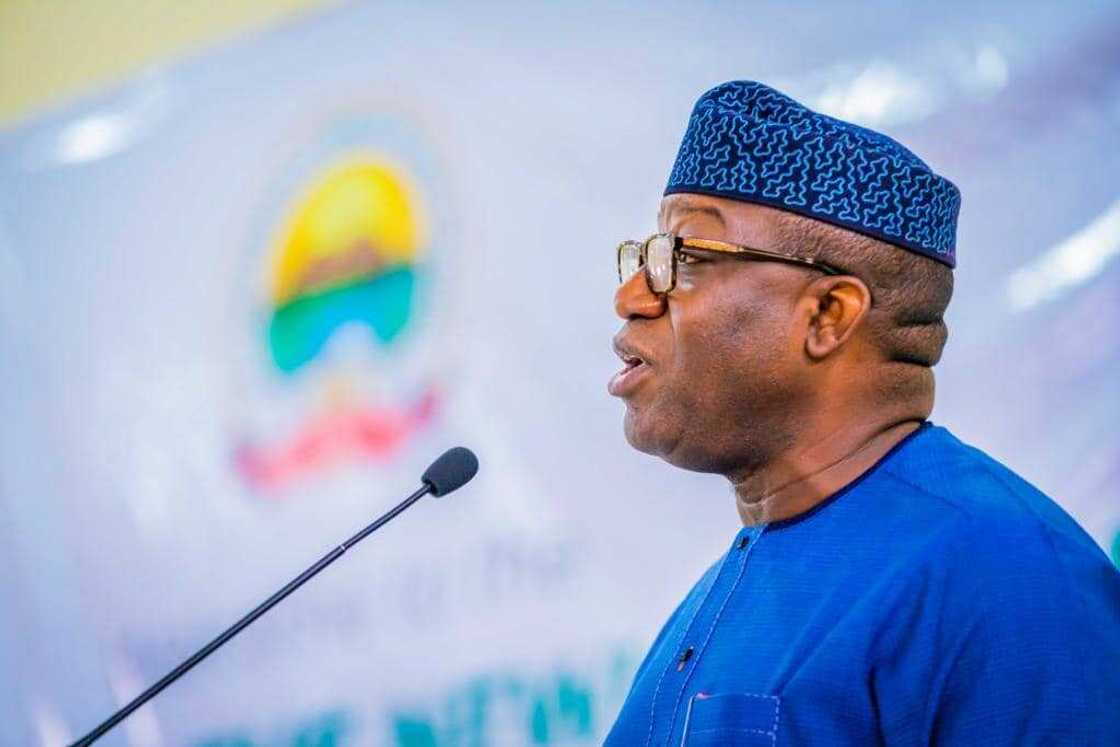 Kayode Fayemi, Ekiti state, Amotekun, gunmen, kidnappers, insecurity Kayode Fayemi, Ekiti state, Amotekun, gunmen, kidnappers, insecurity