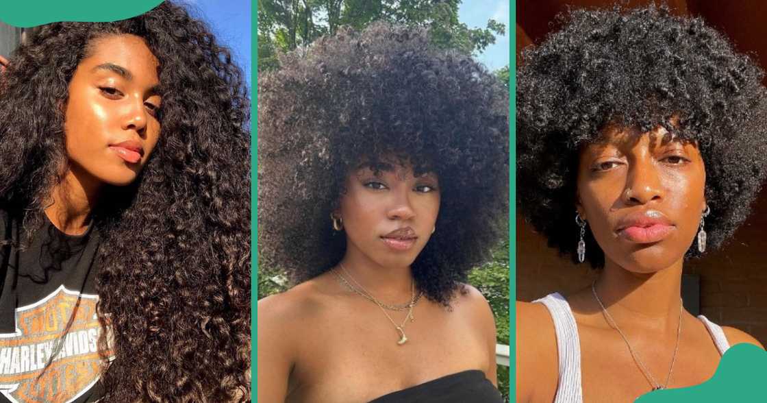 Natural curls with minimal manipulation for maximum texture. Natural curls with minimal manipulation for maximum texture.