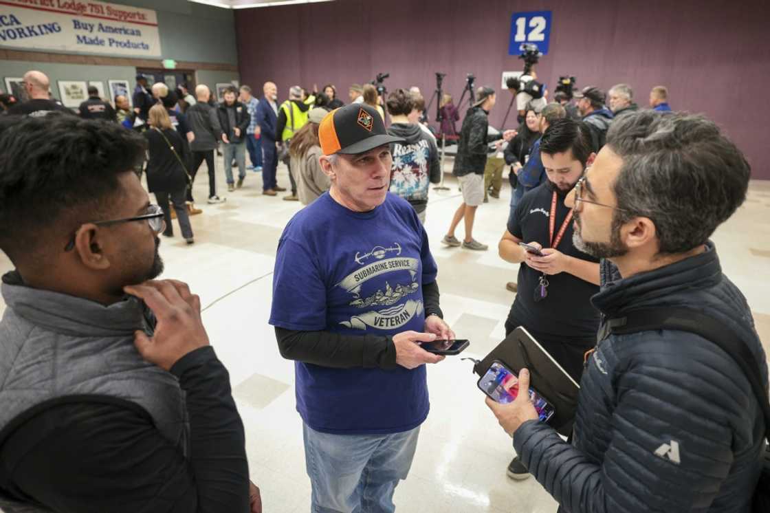 Boeing workers shown just after union leaders announced November 4 that the contract was ratified, ending a more than 50-day strike Boeing workers shown just after union leaders announced November 4 that the contract was ratified, ending a more than 50-day strike