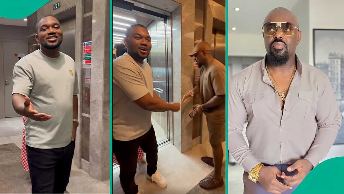 MC Mbaraka shares his brief elevator encounter with Nollywood actor Jim Iyke.