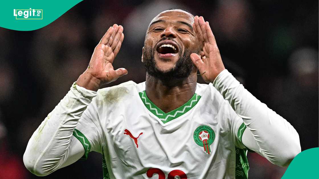 Ayoub El Kaabi, Atlas Lions, Rabat, Morocco, AFCON 2025.