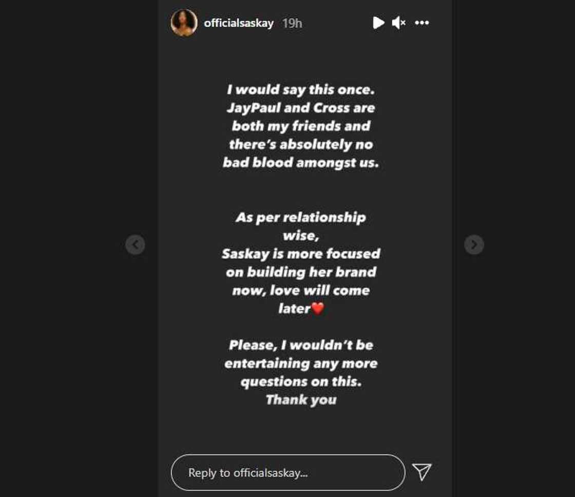 BBNaija’s Saskay BBNaija’s Saskay