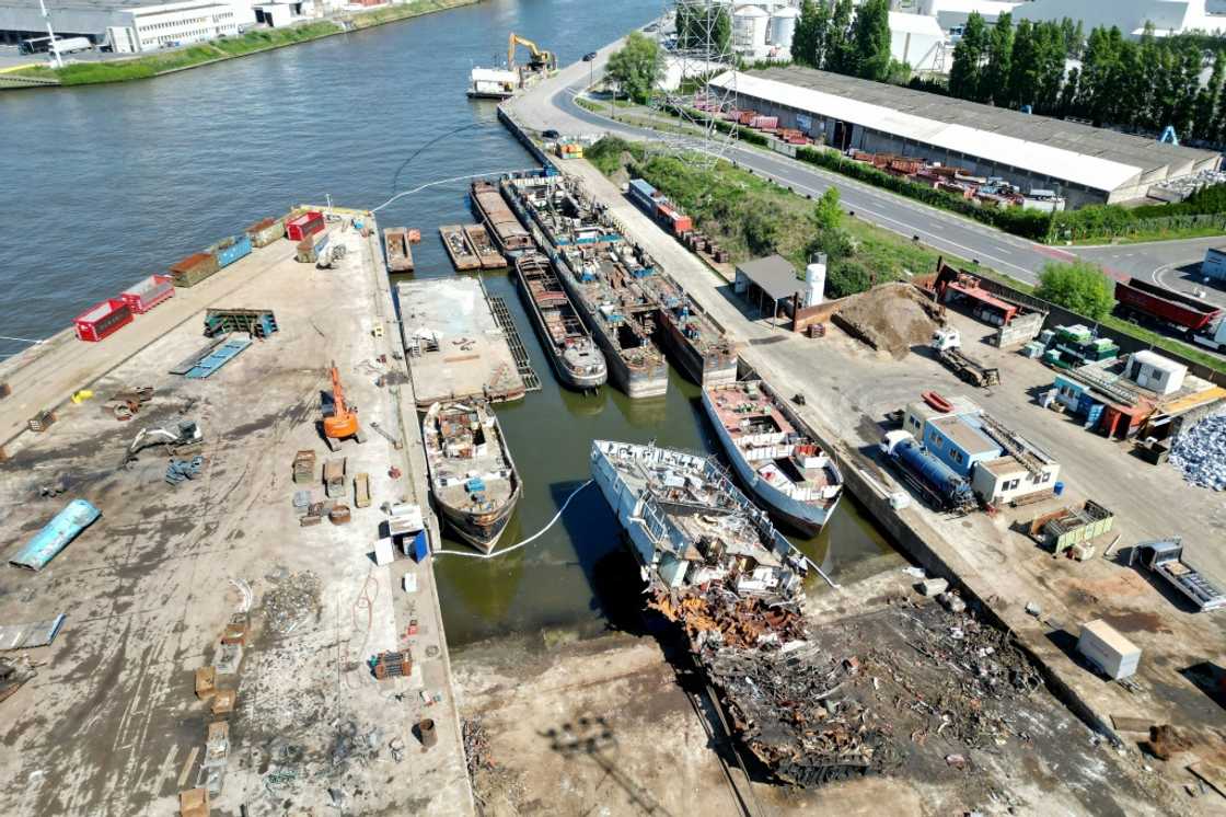 High-tech but struggling: the Galloo shipbreaking yard in Ghent, Belgium High-tech but struggling: the Galloo shipbreaking yard in Ghent, Belgium