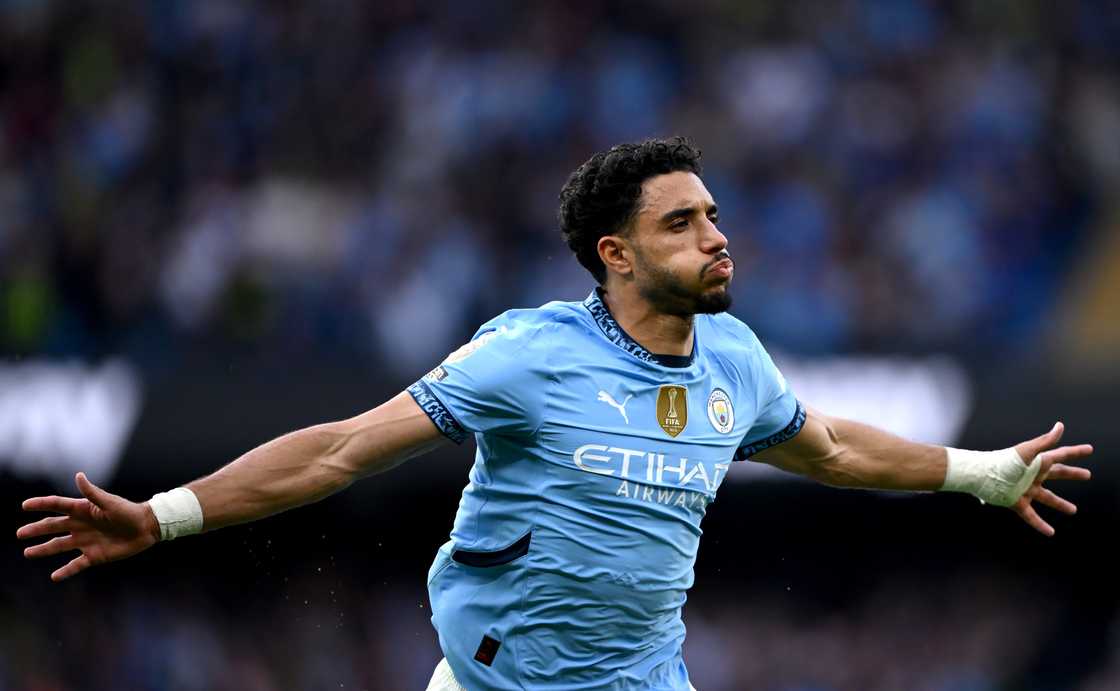 Omar Marmoush, Manchester City, Premier League, Manchester City FC, AFC Bournemouth, Etihad Stadium Omar Marmoush, Manchester City, Premier League, Manchester City FC, AFC Bournemouth, Etihad Stadium