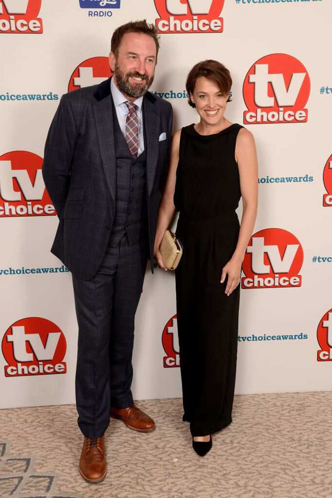 Lee Mack and wife Lee Mack and wife