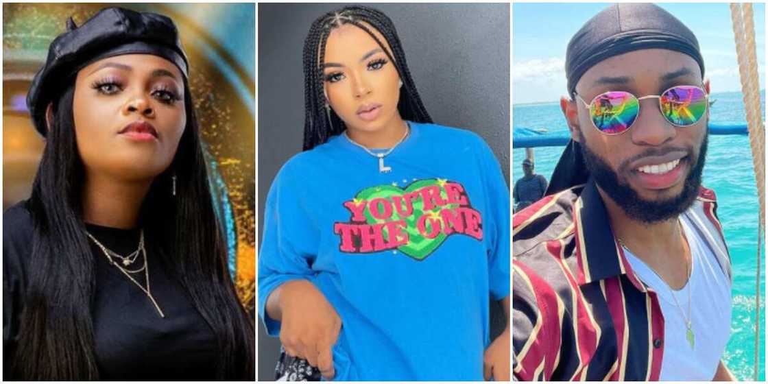Tega and fellow BBNaija ex-housemates Tega and fellow BBNaija ex-housemates